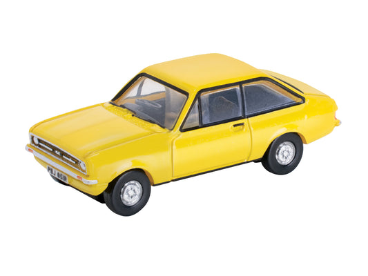 Oxford Ford Escort Mk2 Signal Yellow ODNESC002 N Gauge