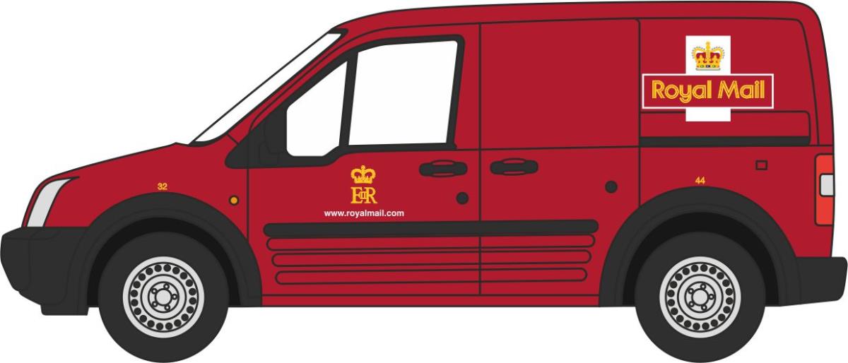 Oxford Diecast NFTC001 Ford Transit Connect Royal Mail N Gauge