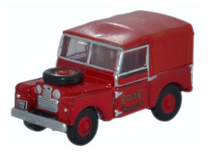 Oxford Diecast NLAN188010 Land Rover Series I 88'' Rover Fire Brigade N Gauge