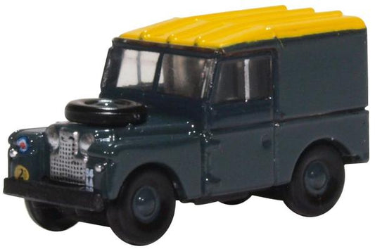 Oxford Diecast NLAN188021 Land Rover Series I 88'' Hard Top RAF N Gauge