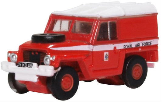 Oxford Diecast NLRL003 Land Rover Lightweight RAF Red Arrows N Gauge