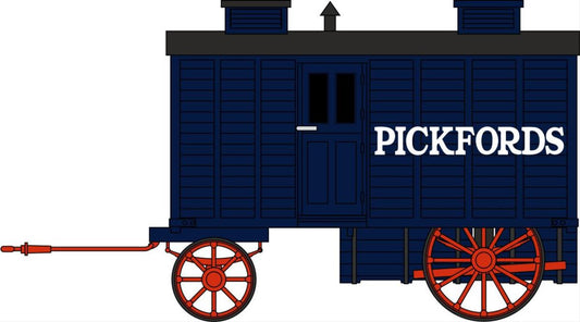 Oxford Diecast NLW002 Living Wagon Pickfords N Gauge