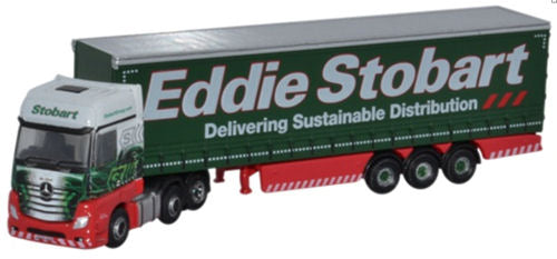 Oxford Diecast NMB001 Mercedes Actros Curtainside Eddie Stobart N Gauge