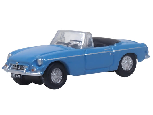 Oxford Diecast MGB Roadster Iris Blue N Gauge NMGB004