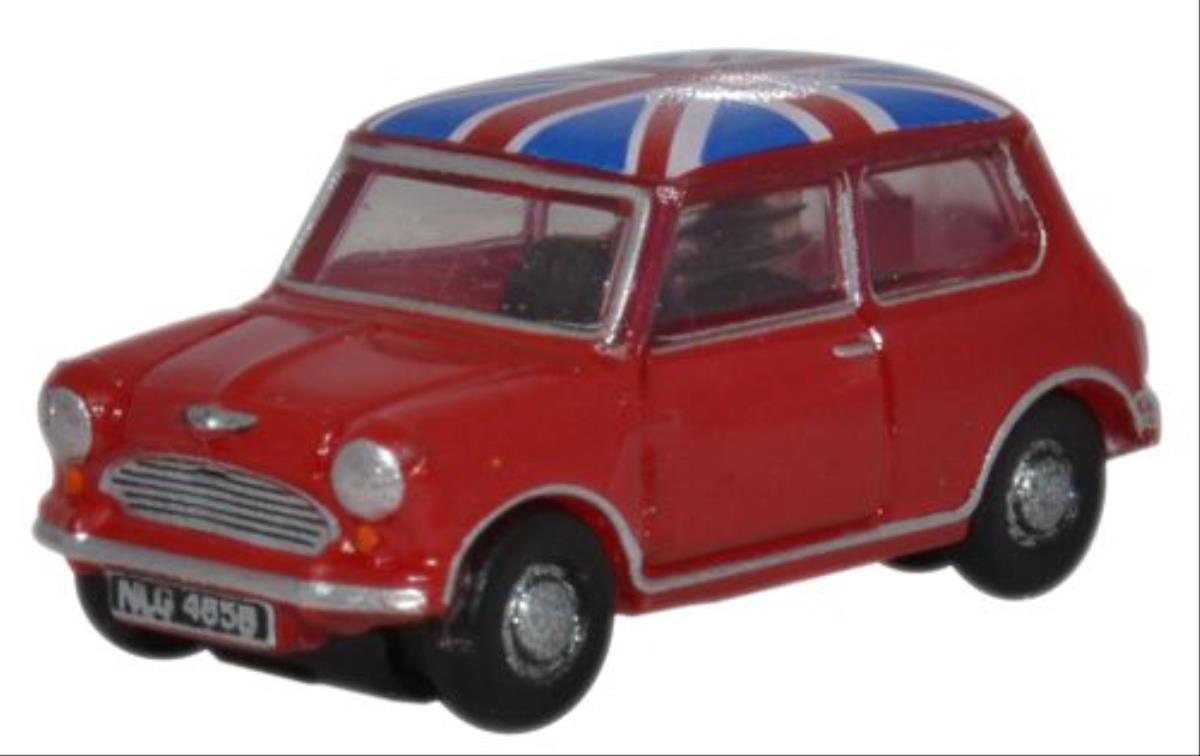Oxford Diecast NMN001 Mini Tartan Red / Union Flag N Gauge