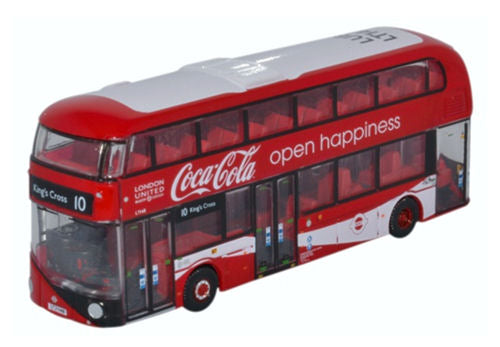 Oxford Diecast NNR004CC Routemaster (New) London United/Coca Cola N Gauge