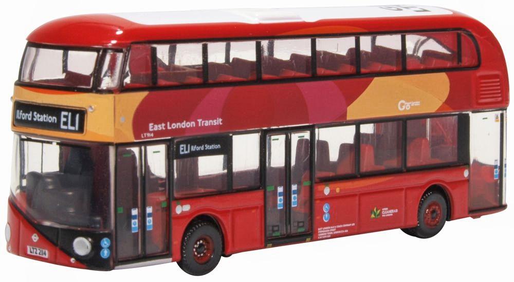 Oxford Diecast NNR008 Routemaster (New) East London Transit N Gauge