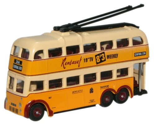 Oxford Diecast NQ1003 Q1 BUT Trolleybus Newcastle N Gauge