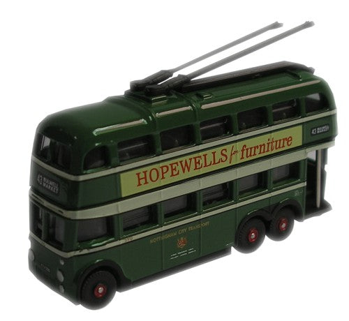 Oxford Diecast NQ1006 Q1 BUT Trolleybus Nottingham N Gauge