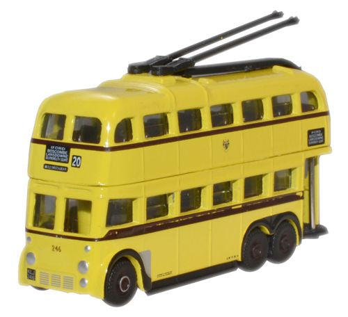 Oxford Diecast NQ1008 Q1 BUT Trolleybus Bournemouth BUT N Gauge
