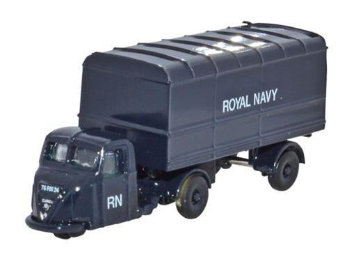 Oxford Diecast NRAB010 Scammell Scarab Van Trailer Royal Navy N Gauge