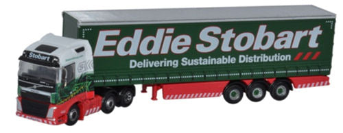 Oxford Diecast NVOL4001 Volvo FH4 Curtainside Eddie Stobart N Gauge