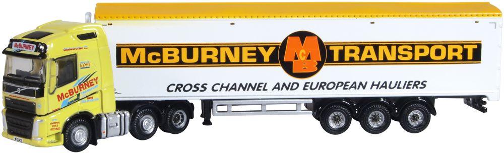 Oxford Diecast NVOL4008 Volvo FH4 Walking Floor Mc Burney N Gauge