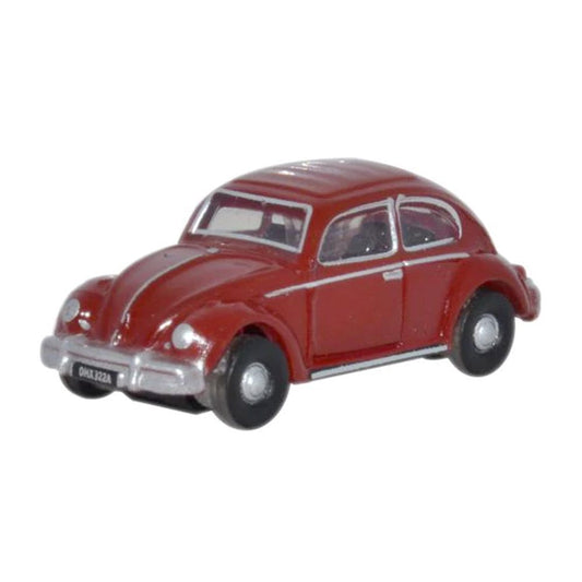 Oxford Diecast VW Beetle Ruby Red N Gauge NVWB002