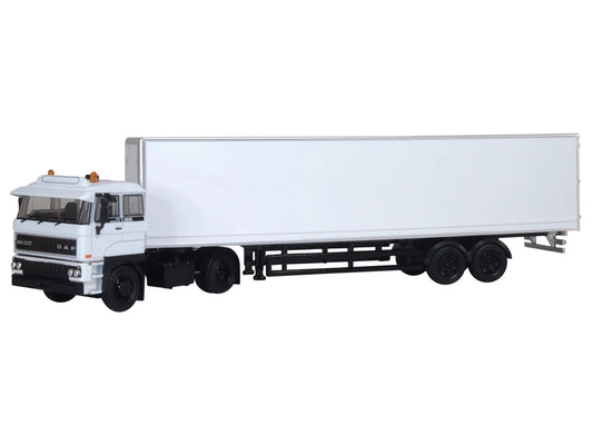 Oxford DAF 3300 Short Van Trailer White ODSP184A OO Gauge