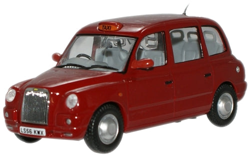 Oxford Diecast TX4006 TX4 Taxi Nightfire Red 1:43