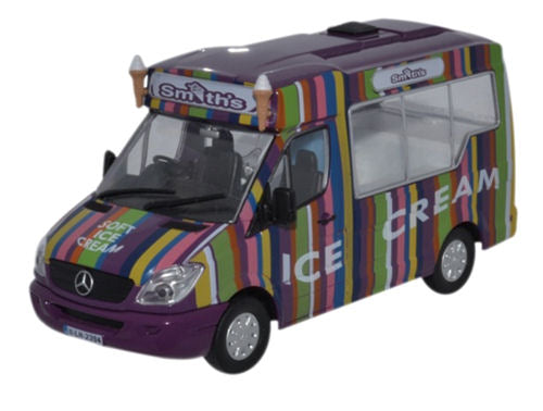 Oxford Diecast WM006 Whitby Mondial Mercedes Ice Cream Van Smiths 1:43
