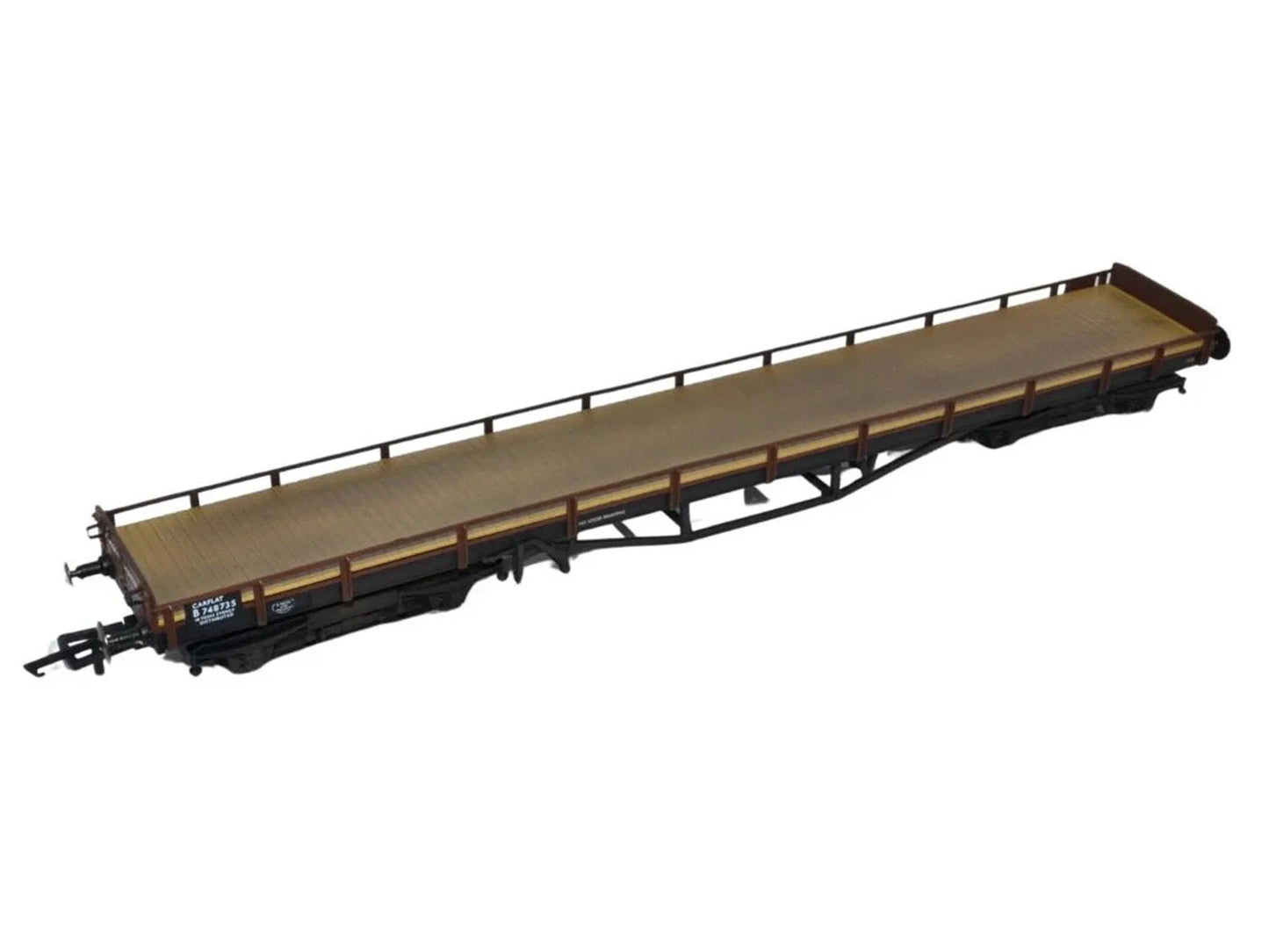 Oxford Rail Carflat Wagon BR B748735 Weathered OR76CAR001BW OO Gauge