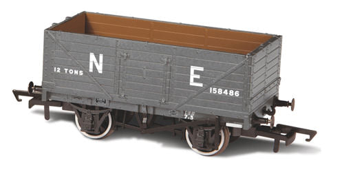 Oxford Rail 76MW7037 7 Plank Wagon NE 158486 OO Gauge