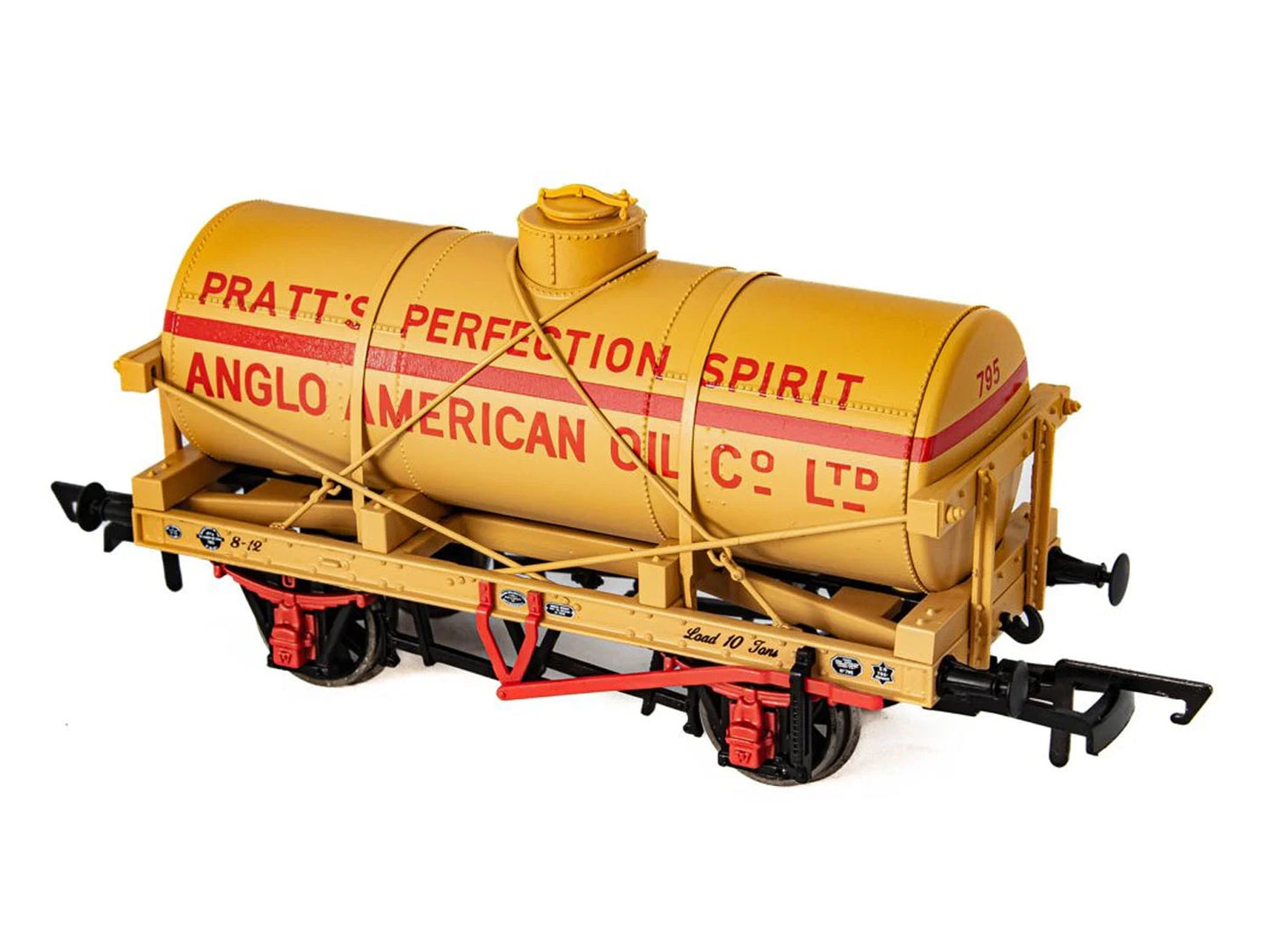 Oxford Rail 12t Tank Wagon Pratt's Perfection Spirit No.795 OR76TK2011 OO Gauge
