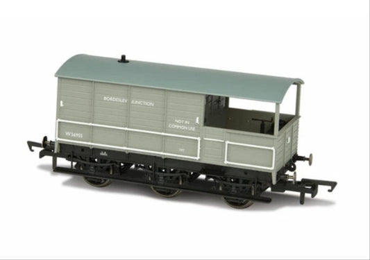 Oxford Rail 76TOA003 Toad Brake Van BR 6 Wheel Plated Bordesley Junc. OO Gauge