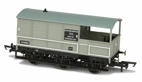 Oxford Rail 76TOA004 Toad Brake Van BR 6 Wheel Plated Wolverhampton 56962 OO
