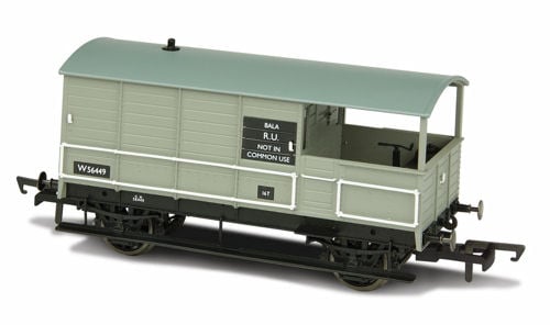 Oxford Rail 76TOB004 Toad Brake Van BR Toad 4 Wheel Bala 56449 OO Gauge