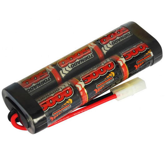 Overlander 5000mAh SubC 7.2v NiMH RC Battery Tamiya Connector