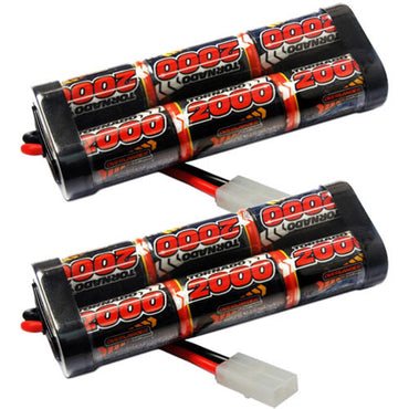 Overlander 2x 2000mah 7.2v Nimh Battery Pack Stick - Tamiya RC Car Boat