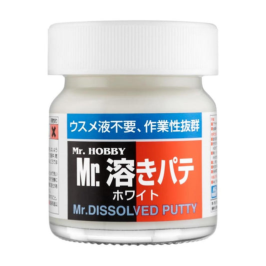 Mr. Hobby Mr.Dissolved Putty - P-119 - 40ml Model Sealant Putty