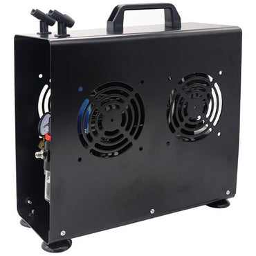 Premium Airbrush Compressor Bundle - TC-90TS w/3.5L Tank, Hose & Tools
