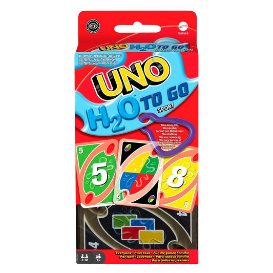 UNO H2O To Go Water-Resistant Card Game Mattel