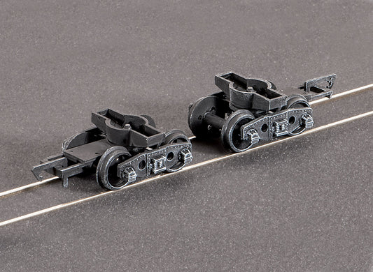Parkside PA126 GWR Plate Wagon Bogies, (Spoked)(prev. Ratio 126) OO/HO Gauge