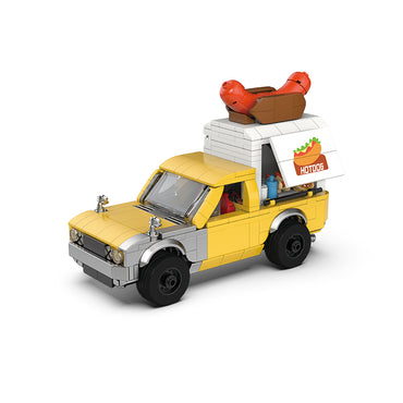 PowerBuild ShibaComing Hot Dog Truck Brick Model 682pcs