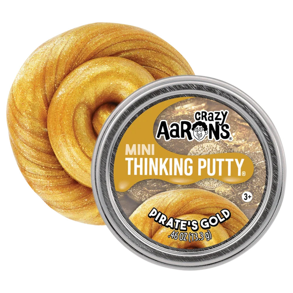 Crazy Aaron's Pirate's Gold Thinking Foam Stretch Toy Mini Tin PD003