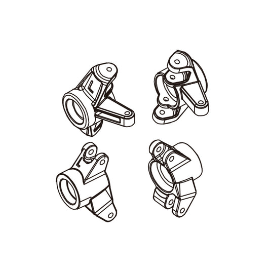 PD Racing Front/Rear Steering Knuckle Left/Right 1:16 303-004