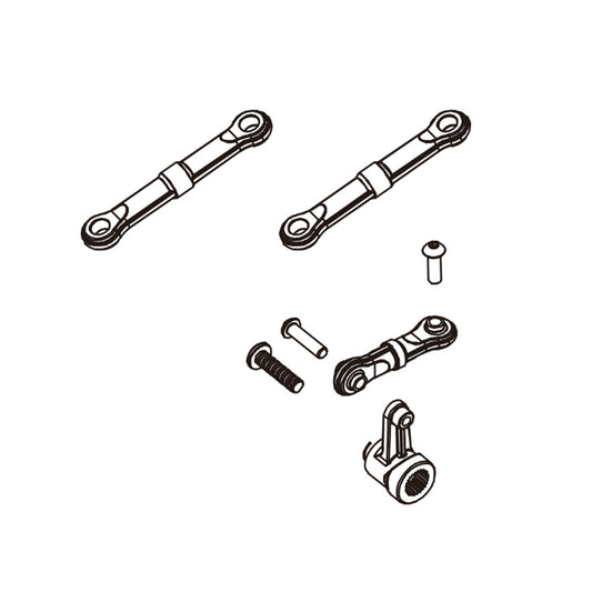 PD Racing Rear Upper Arm Left/Right w/Servo Saver Unit 1:16 303-008