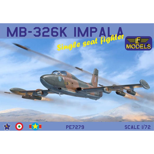 LF Models PE7279 MB-326K Impala Single Seat Fighter 1:72 Model Kit