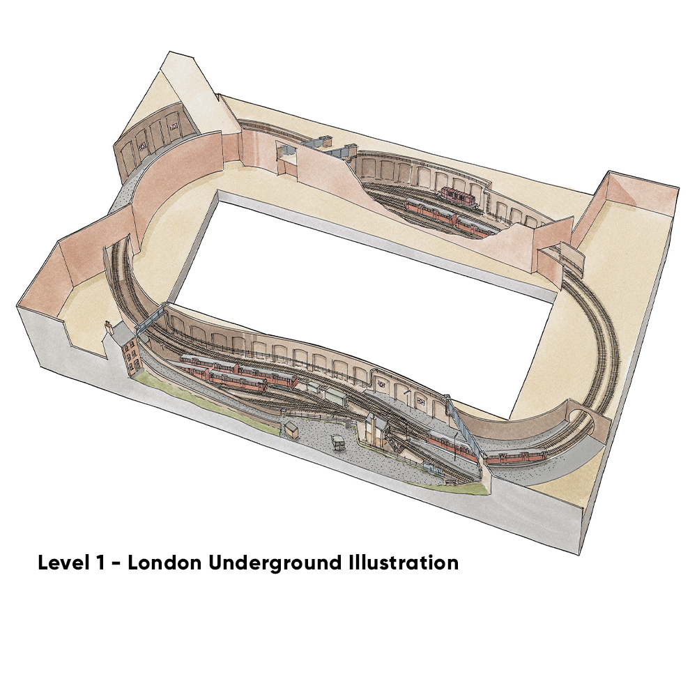 PECO Plan 23: Metropolitan Three Tier - Complete HO/OO Gauge Track Pack