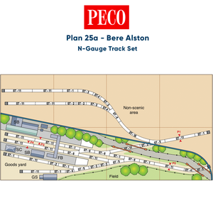 PECO Plan 25a: Bere Alston - Complete N-Gauge Track Pack