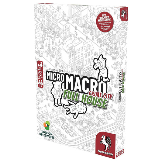 MicroMacro: Crime City - Full House - Coop Detective Game - Age 12+ 1-4 Players