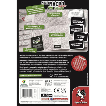 MicroMacro: Crime City - Full House - Coop Detective Game - Age 12+ 1-4 Players