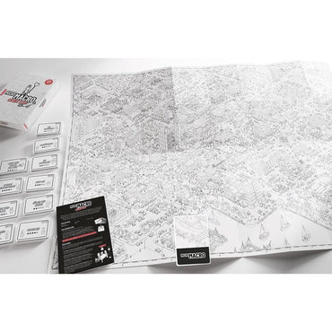 MicroMacro: Crime City 3: All In - Coop Detective Board Game Age 12+ 1-4 Players