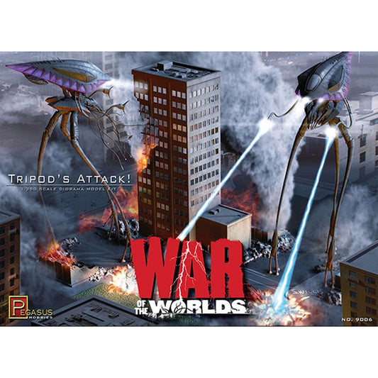 Pegasus 9006 War of the Worlds: Tripod's Attack 1:350 Model Kit