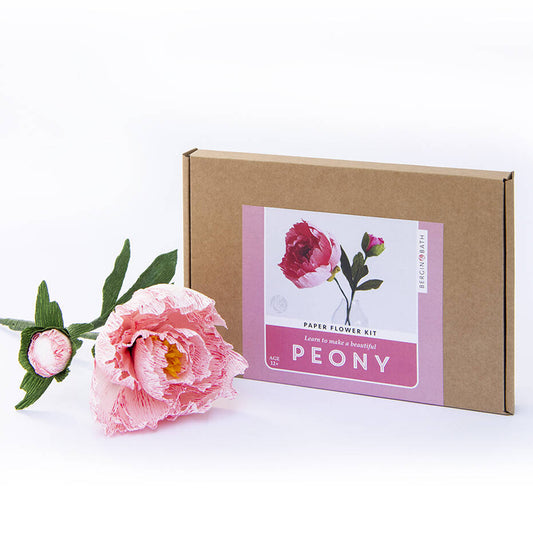 Bergin & Bath Peony Paper Flower Craft Kit