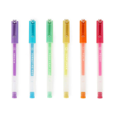 Legami Spring is in the Air: Pastel Mini Gel Pens - Pack of 6