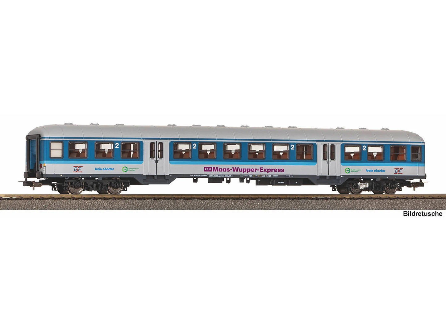 Piko 23604 Expert GFF Maas-Wupper Express 2nd Class Coach VI HO Gauge