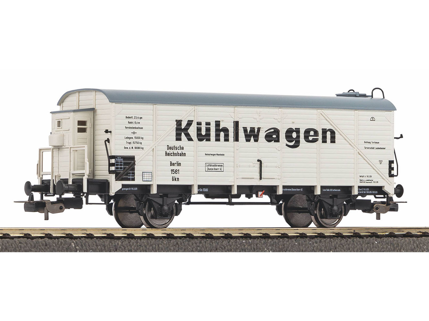 Piko Classic DRG Gkn Berlib Refrigerated Van II HO Gauge PK24505