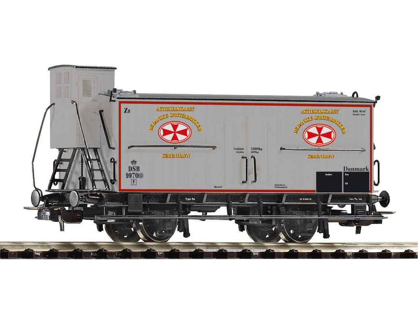 Piko Classic DSB DDSF 4 Wheel Van II HO Gauge PK24530