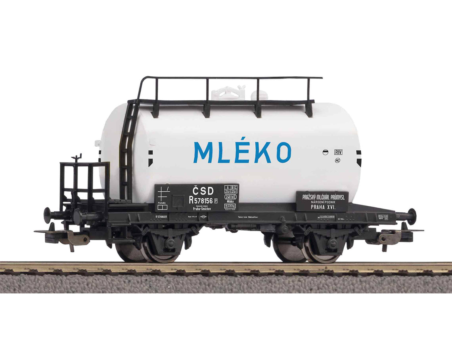 Piko Hobby CSD Milk 4 Wheel Tank Wagon III HO Gauge PK27717